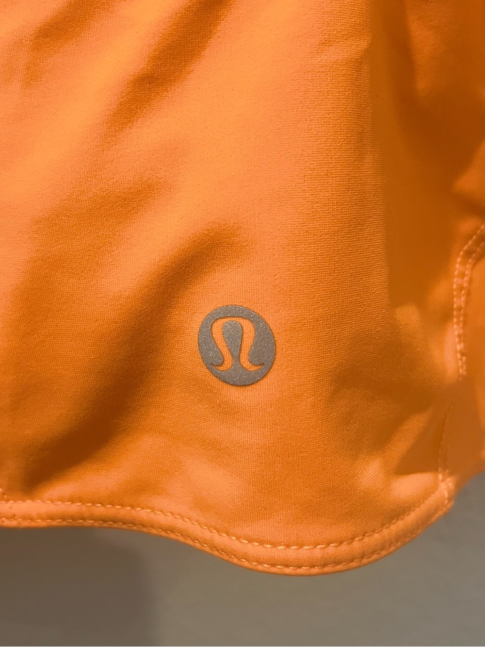 Lululemon Orange Mesh Back Sports Bra - Picture 6 of 6